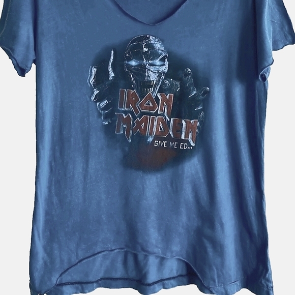 Chaser Tops - Iron Maiden "Give me Ed" Retro Boxy Top